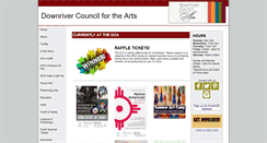 Desktop Screenshot of downriverarts.org