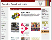 Tablet Screenshot of downriverarts.org
